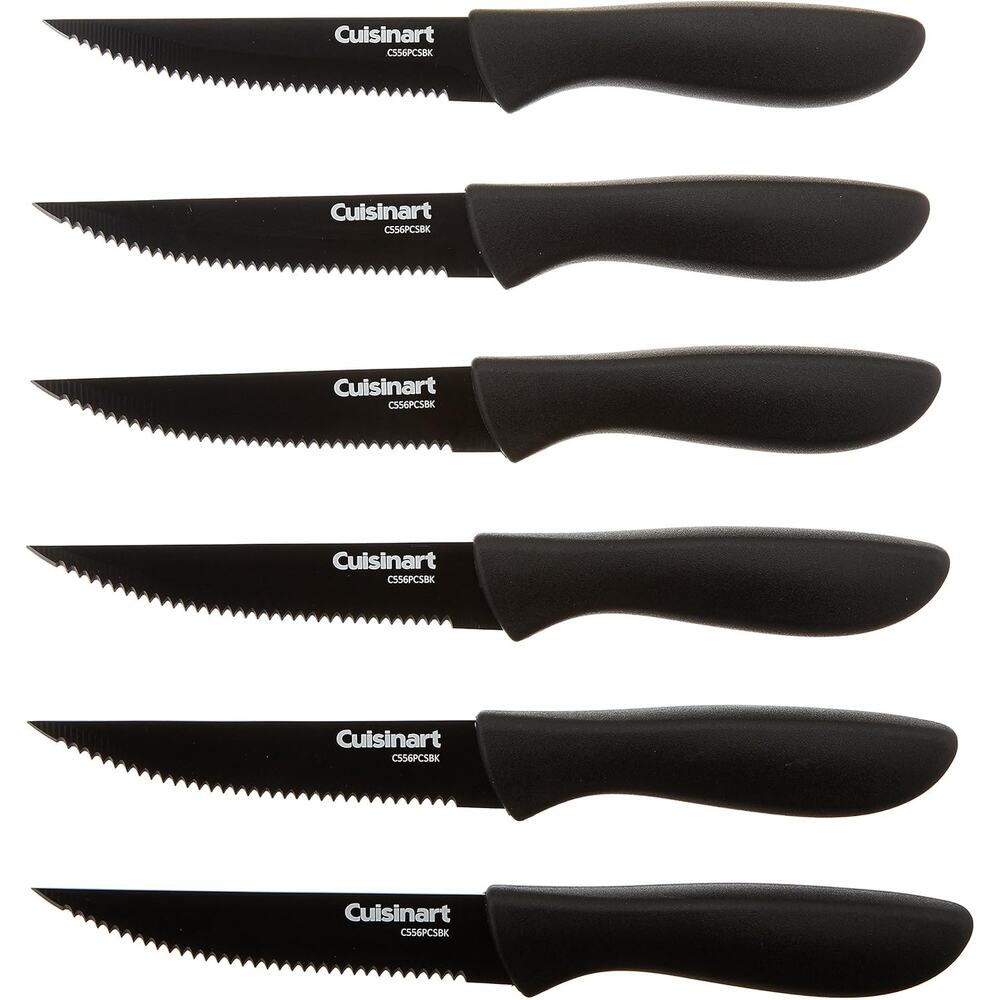 Cuisinart Advantage Color Collection 6-Piece Ceramic Coated Steak Knives
